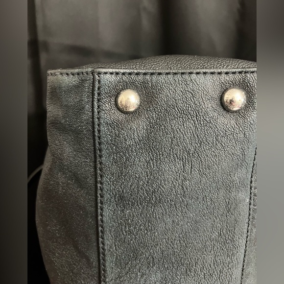 Micheal Kors Hamilton Tote/Satchel Navy W/Silver Hardware - Picture 10 of 16